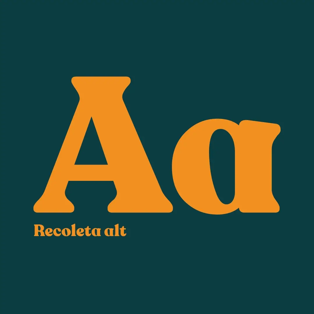 Example of Recoleta Alt font.