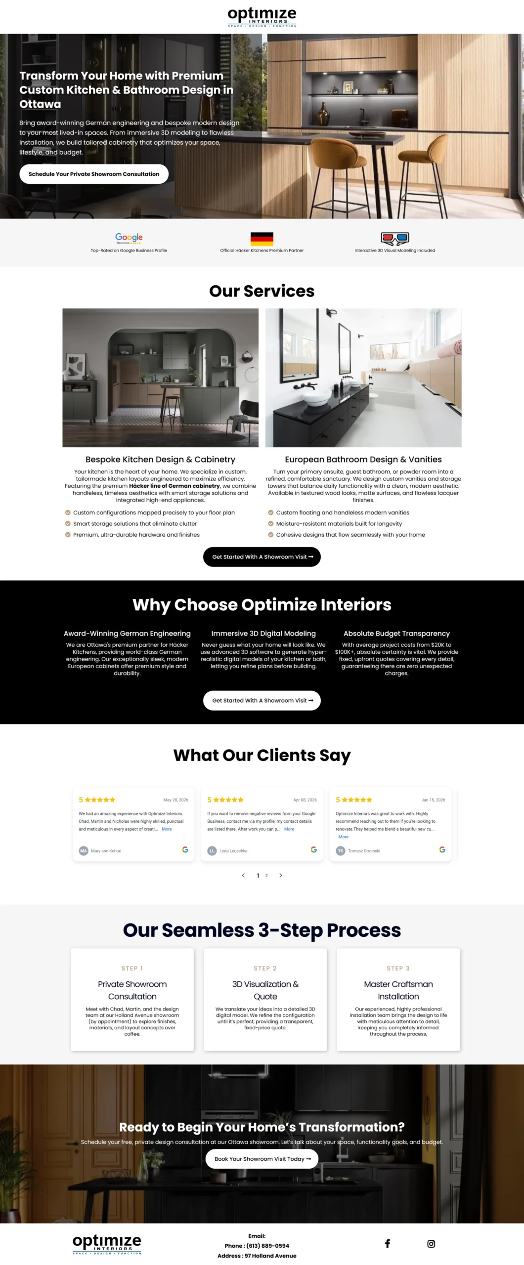 Kitchen Cabinet Company Conversion Rate Optimization